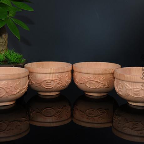 無漆無蠟，天然健康——紅豆杉精雕餐具，品味生活中的匠心藝術(shù)